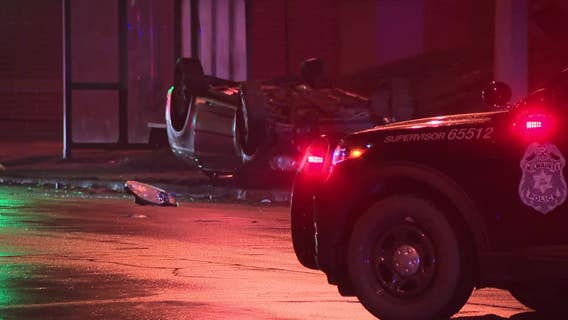 Milwaukee rollover crash near 16th and Hopkins; 1 dead, driver arrested