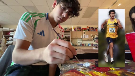 Brookfield Academy senior finds purpose with painting, cross country