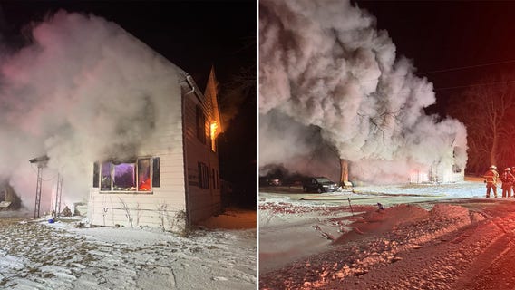 Fond du Lac County house fire; 1 jumped from 2nd story, pets dead