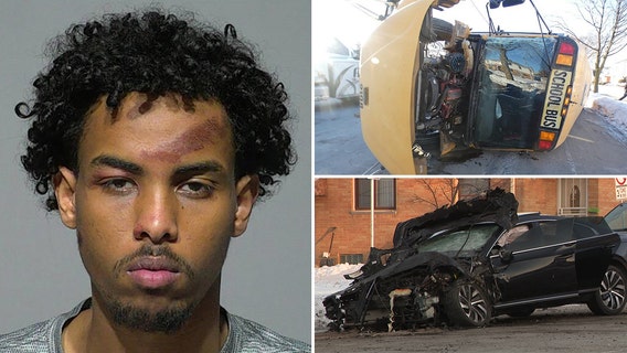Car crashes into school bus, Milwaukee driver charged