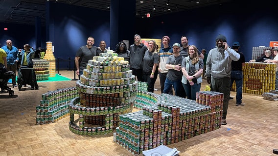 Canstruction exhibit at Milwaukee Public Museum highlights 'Wis-CAN-sin'