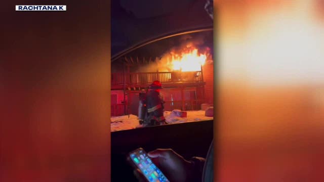 Milwaukee apartment fire; 3 rescued from balcony, 19 left homeless