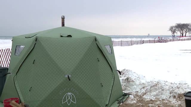Coffee and Contrast at Bradford Beach promotes wellness