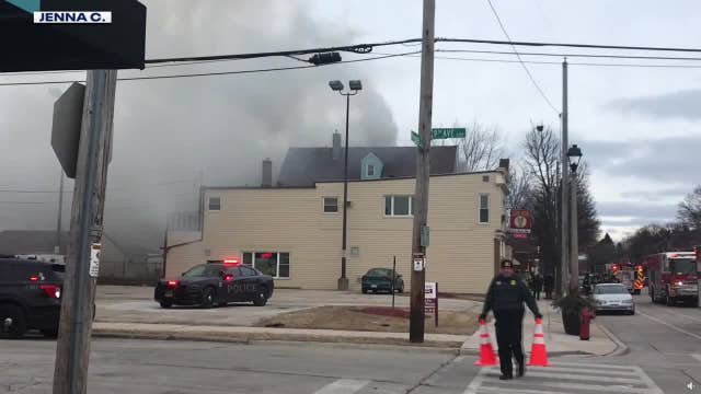 South Milwaukee fire: 1 rescued, taken to hospital
