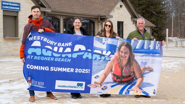 West Bend Aquapark at Regner Beach to open June 6, 2025