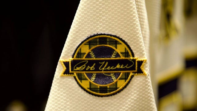 Bob Uecker jersey patch now available at the Brewers Team Store