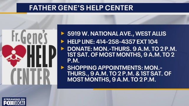 Father Gene’s Help Center; free clothing closet for people in need