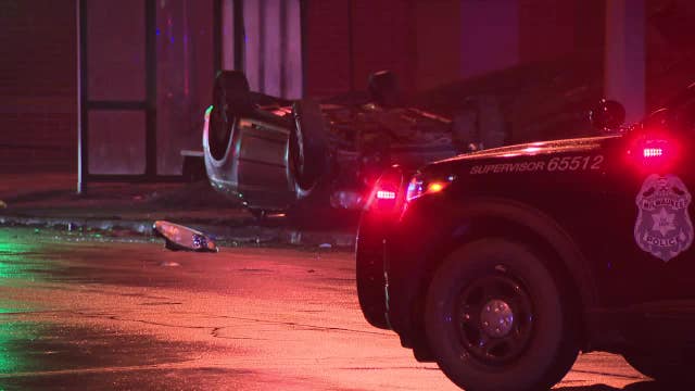 Milwaukee rollover crash near 16th and Hopkins; 1 dead, driver arrested