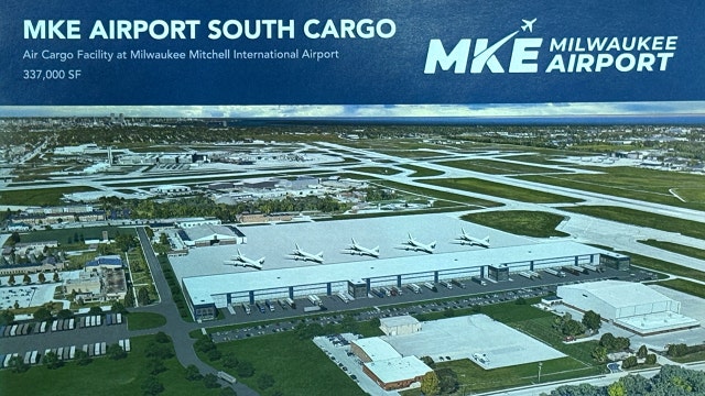 Milwaukee Mitchell International Airport cargo facility groundbreaking