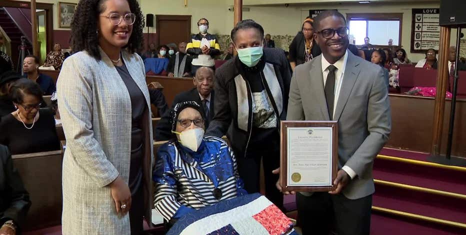 Milwaukee church celebrates 'Six Triple Eight' service member Anna Mae Robertson