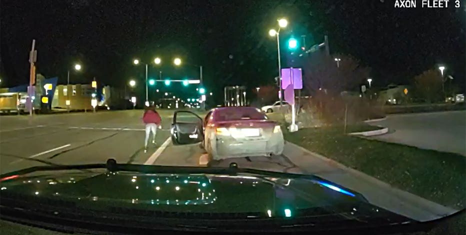 West Allis police chase into Wauwatosa, woman arrested: new video
