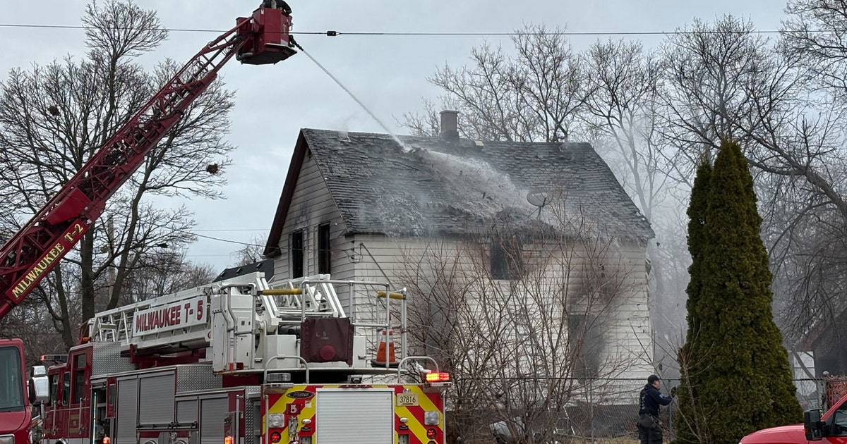 Milwaukee house fire near 14th and Albany; no injuries reported | FOX6 ...