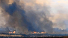 Bong State Recreation Area controlled burn, fire covers 950 acres