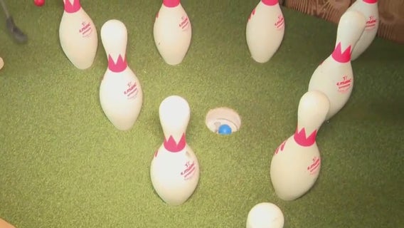 Big Putts Mini Golf in Greenfield; custom built, indoor course