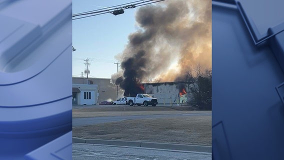 Hartland industrial park fire; multiple crews on scene