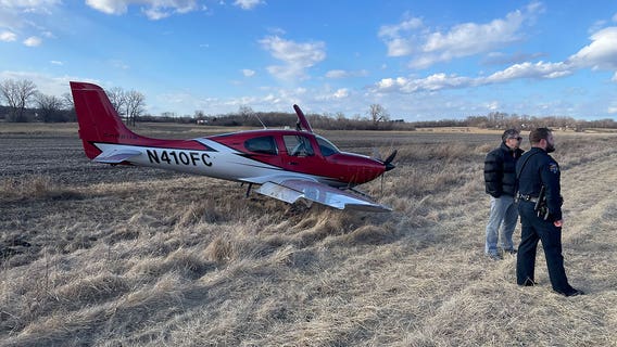 Fort Atkinson winds cause plane to veer off runway into grass