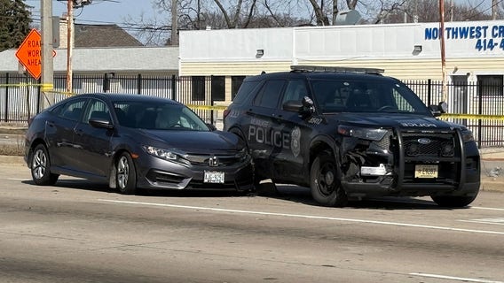 Milwaukee police chase ends with crash; 1 arrested, 1 sought