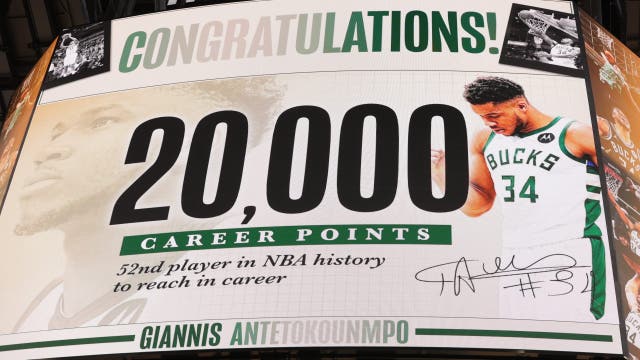 Bucks beat Mavericks, Antetokounmpo joins 20,000-point club
