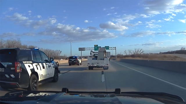 Kenosha County stolen vehicle pursuit ends on I-94