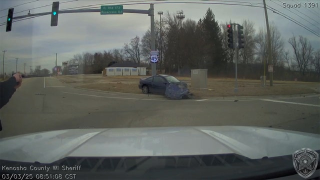 Kenosha County pursuit into Illinois ends with crash, arrests