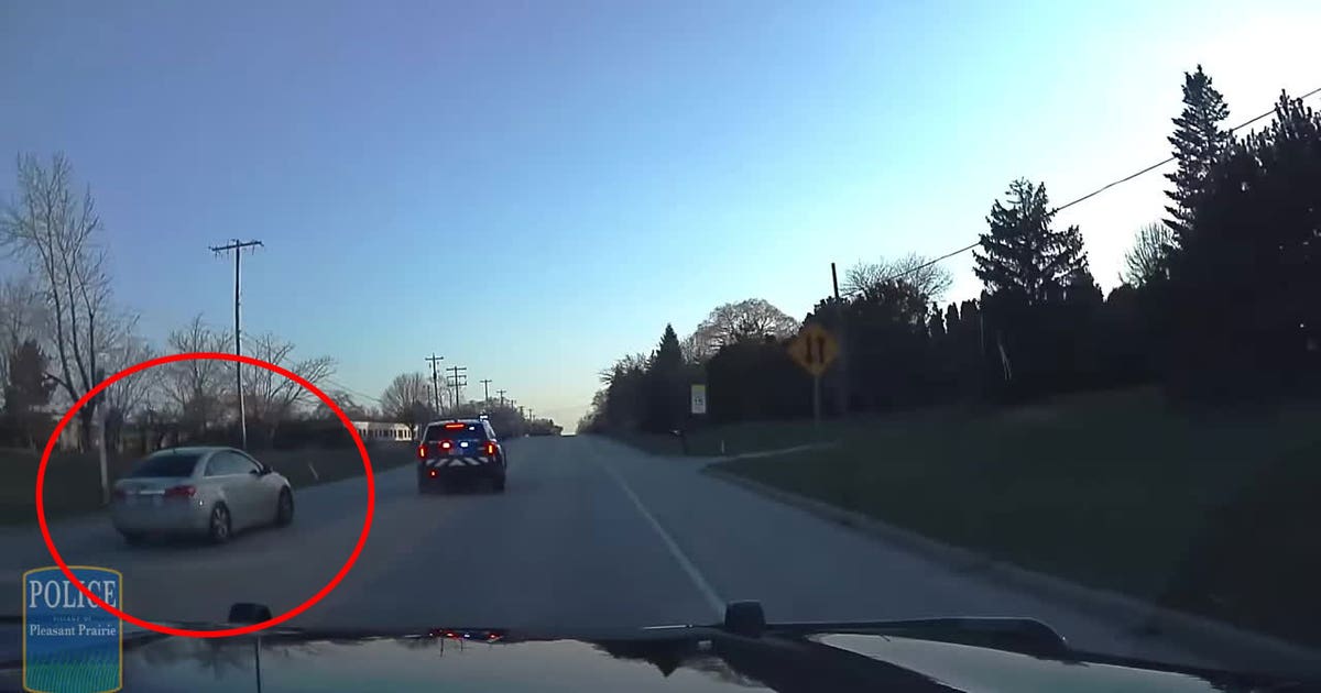 Pleasant Prairie police chase caught on cam, ends with rollover crash ...