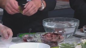 Vietnamese beef & vegetable spring rolls: recipe