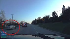 Pleasant Prairie police chase caught on cam, ends with rollover crash