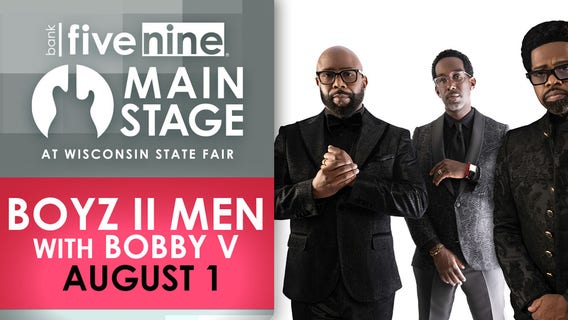 Wisconsin State Fair: Boyz II Men take Main Stage on Aug. 1, 2025