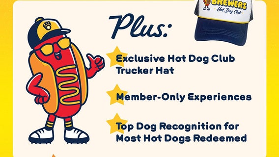 Brewers Hot Dog Club membership program, how to apply