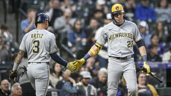 Brewers beat Rockies, Turang, Yelich, Contreras homer to lead win