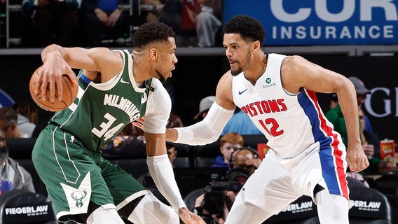 Bucks beat Pistons, Giannis Antetokounmpo posts 11th triple-double