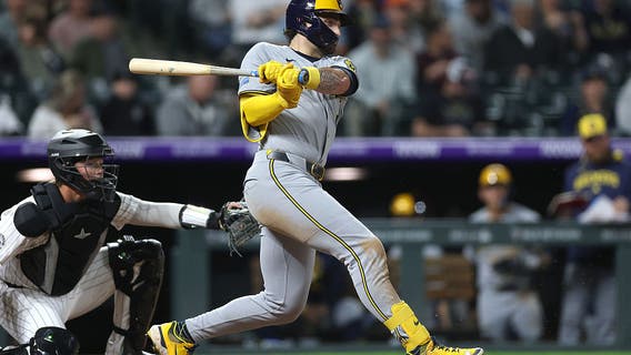 Brewers rout Rockies 17-2; Chourio homers and drives in 5