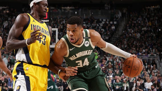 Bucks beat Pacers; Antetokounmpo, Trent Jr. lead team with 37 points