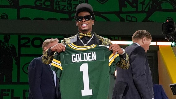 Packers' Matthew Golden unconcerned about pressure after historic pick: 'I've got something to prove'
