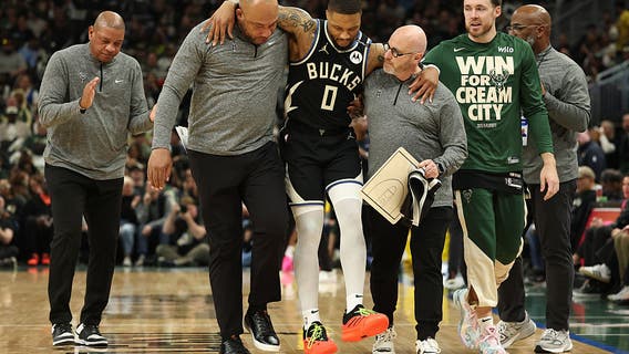 Damian Lillard diagnosed with torn left Achilles tendon, will miss rest of playoffs