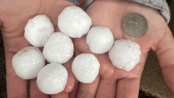 Southeast Wisconsin hail stones; FOX6 News viewers share pictures