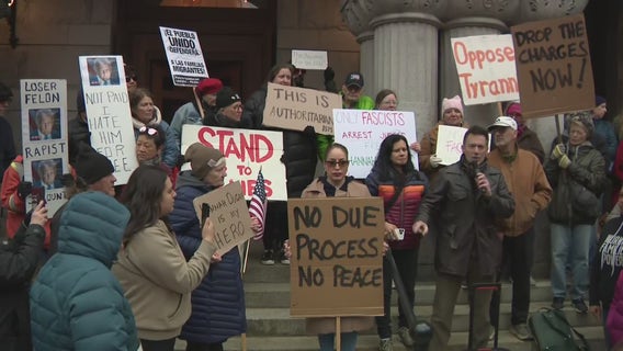Milwaukee County Judge Hannah Dugan arrest; protest at federal courthouse