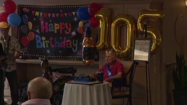 Pearl Harbor veteran celebrates 105th birthday in Brookfield