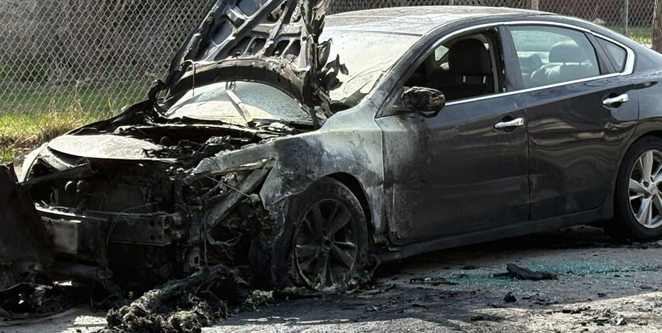 Milwaukee police: Driver dead, found shot after fiery crash