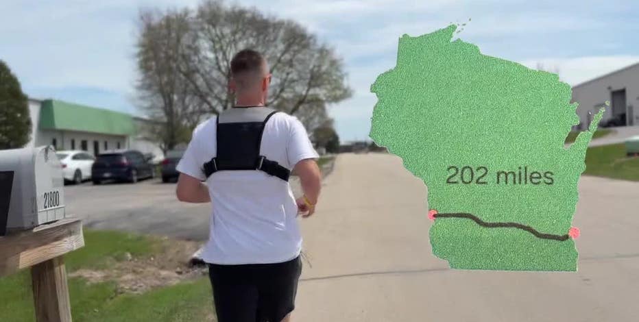 Run Across Wisconsin; Pewaukee man raises money for cancer research