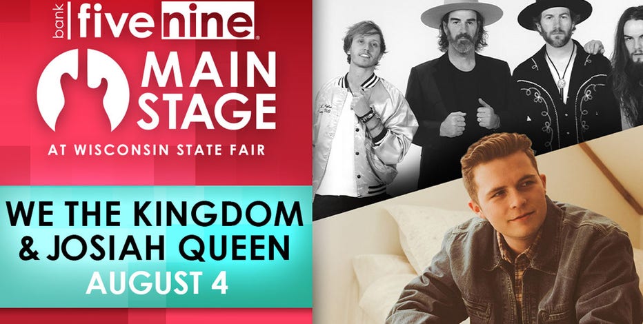 Wisconsin State Fair: Christian band, We The Kingdom, coming Aug. 4