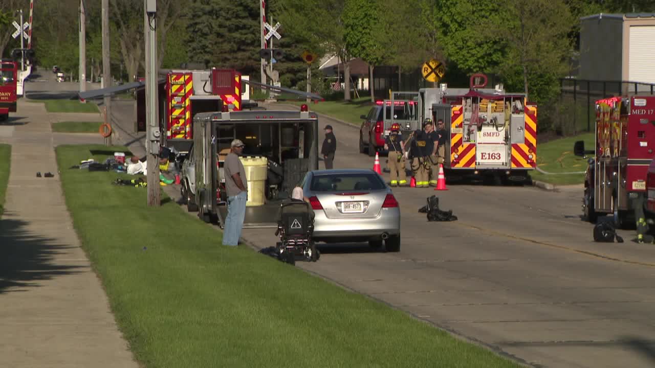 South Milwaukee mercury spill; hazmat crews clean up scene South Milwaukee mercury spill; hazmat crews clean up scene