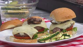 Mushroom Swiss burger with jalapeno Aioli, BBQ Chipotle burgers: recipes