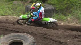 Franklin High School senior tears it up in motocross