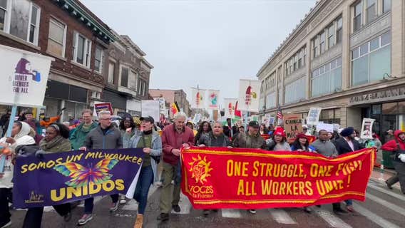 May Day 2025 in Milwaukee; march for immigrant, workers' rights