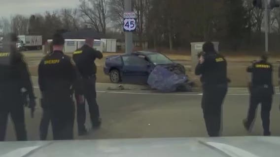 Kenosha County chase into Illinois, new crash scene video released