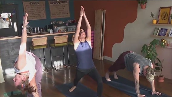 Shorewood coffee, yoga studio; created for empowerment, community