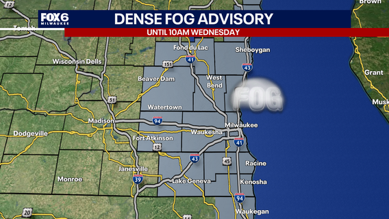 Wisconsin dense fog advisory until 10 a.m. Wednesday; what to expect