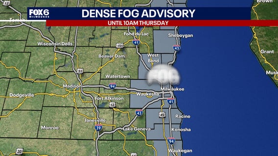 Wisconsin dense fog advisory until 10 a.m. Thursday; what to expect