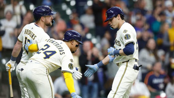 Brewers beat Astros; Yelich homers, Myers takes step forward in victory